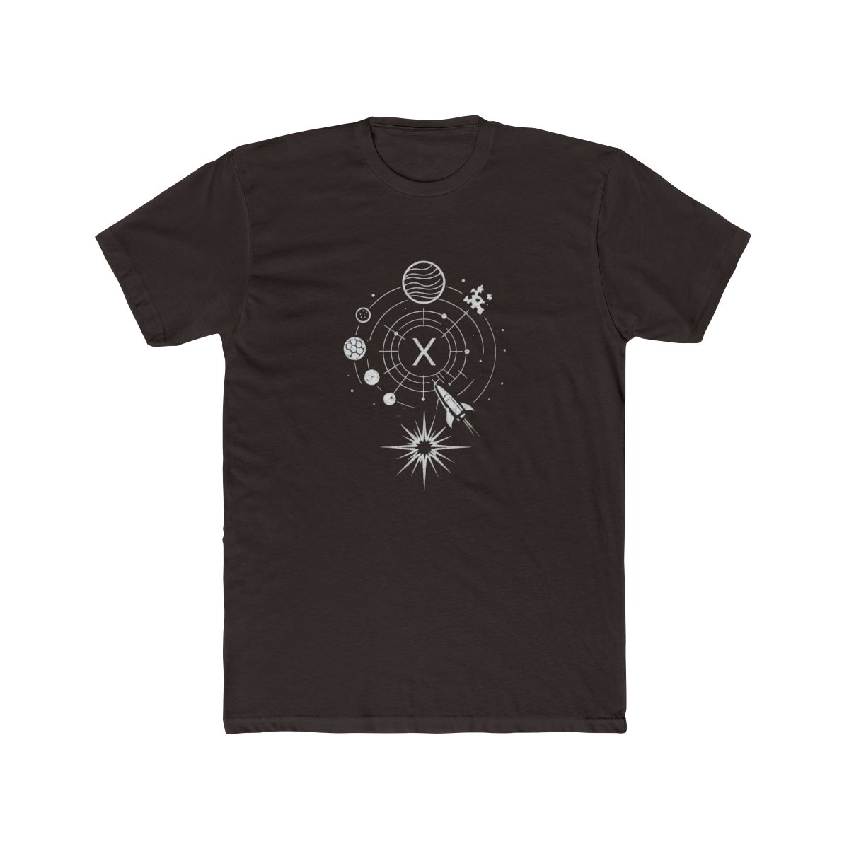 Outer Wilds Space Exploration Retro T-Shirt - alternate angle 4, merchandise