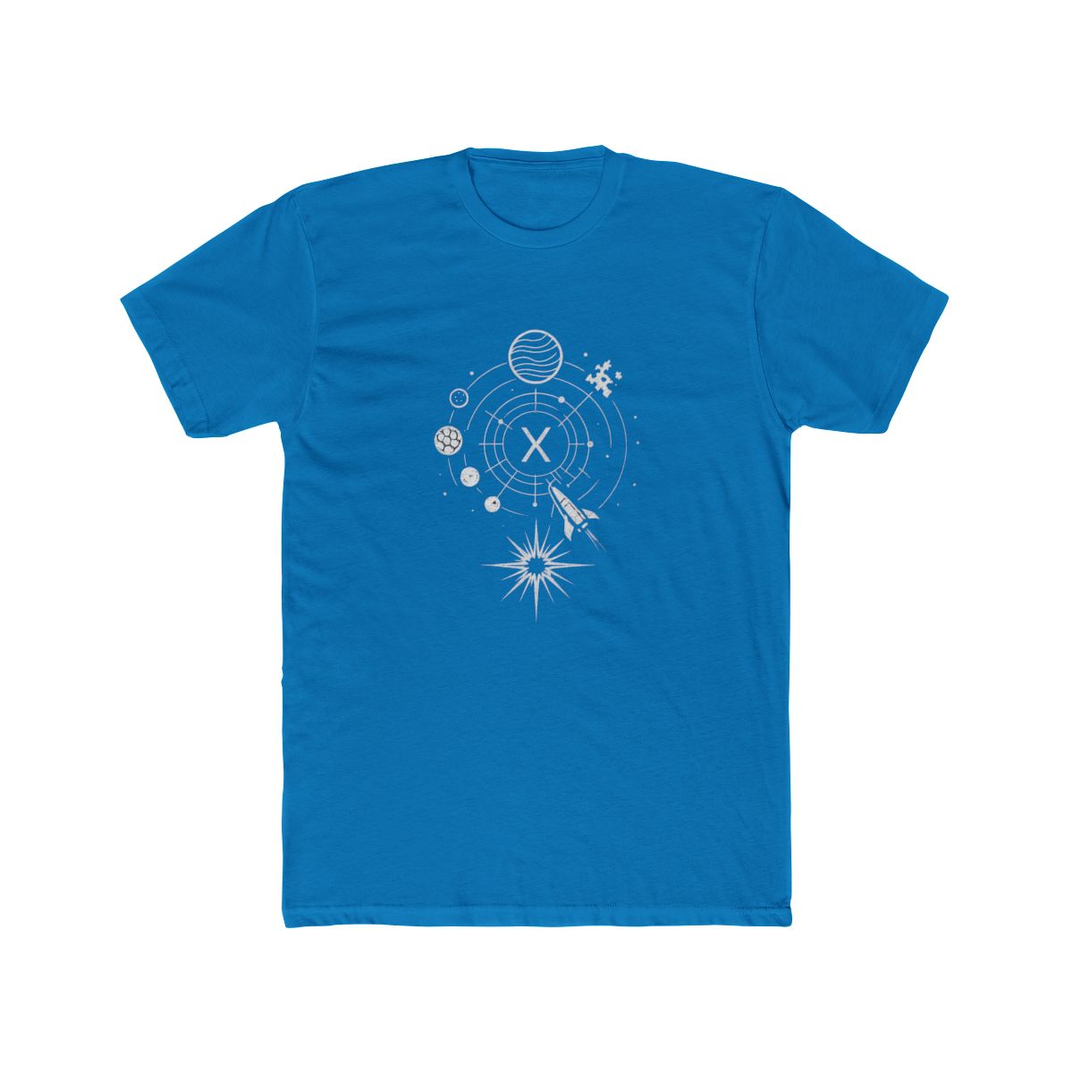 Outer Wilds Space Exploration Retro T-Shirt - alternate angle 5, merchandise