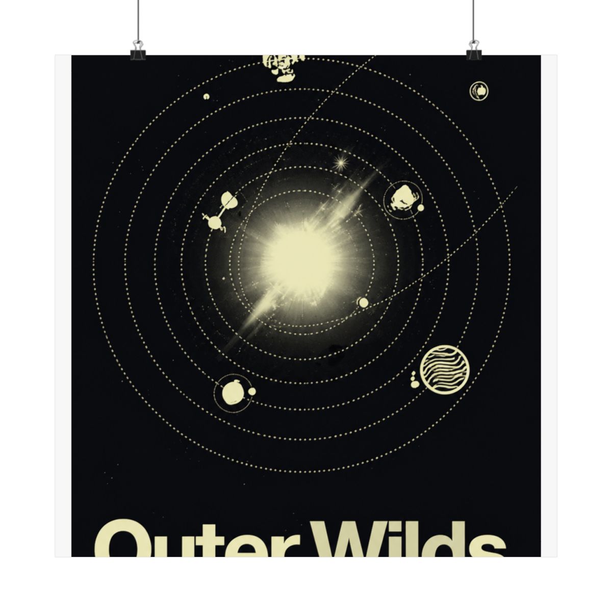 Outer Wilds Poster - alternate angle 4, merchandise