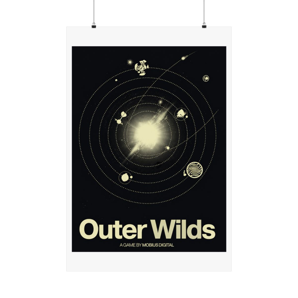 Outer Wilds Poster - alternate angle 4, merchandise