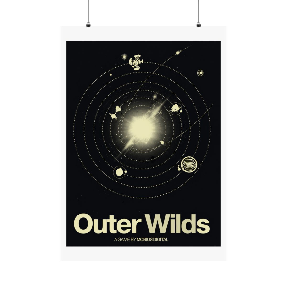 Outer Wilds Poster - alternate angle 5, merchandise