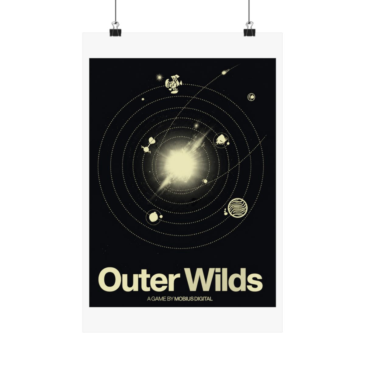 Outer Wilds Poster - alternate angle 2, merchandise