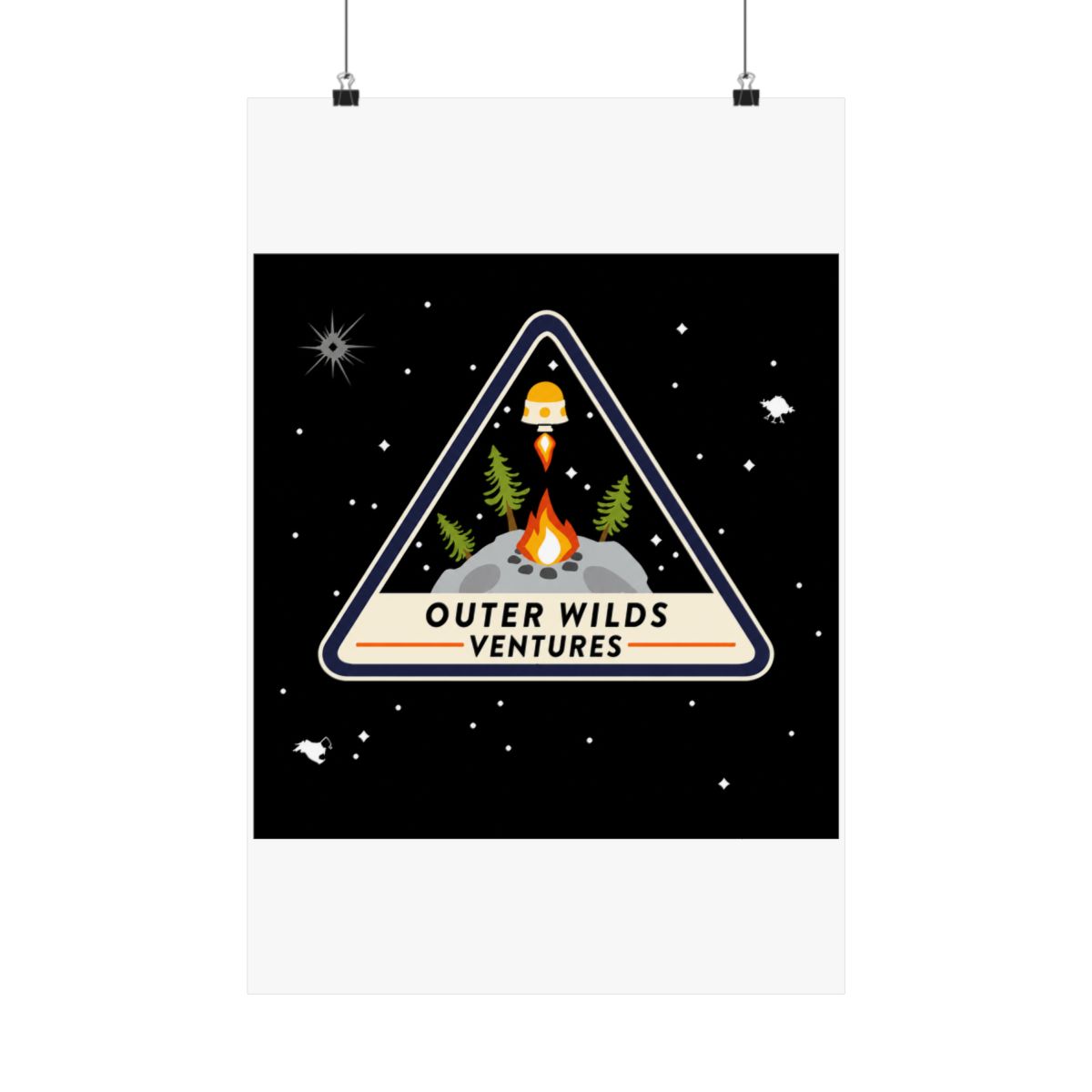 Outer Wilds Ventures Patch Posters and Art - alternate angle 5, merchandise