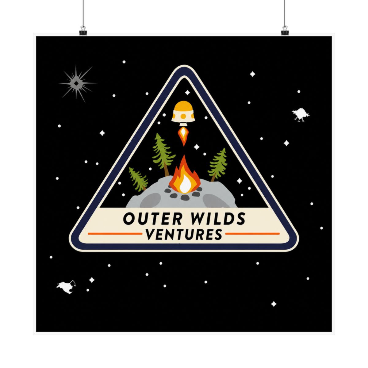 Outer Wilds Ventures Patch Posters and Art - alternate angle 3, merchandise