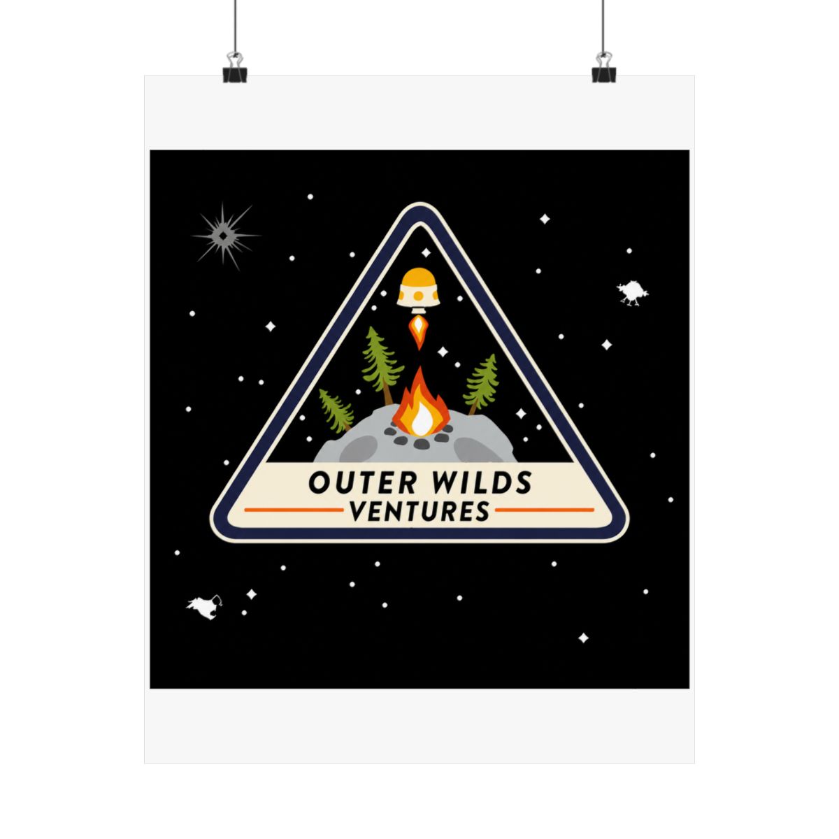Outer Wilds Ventures Patch Posters and Art - alternate angle 1, merchandise