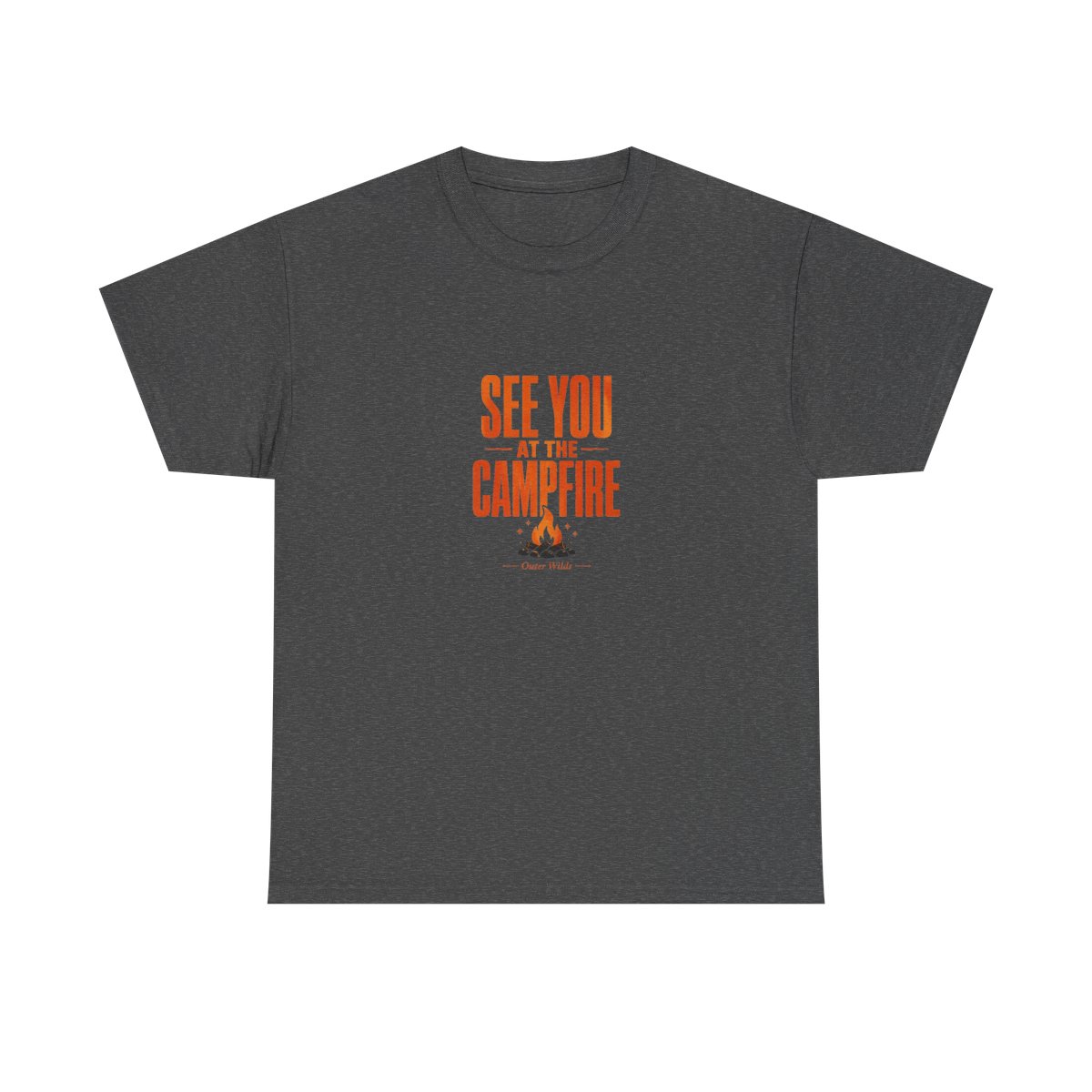 Outer Wilds "SEE YOU AT THE CAMPFIRE" Unisex Tee - alternate angle 4, merchandise
