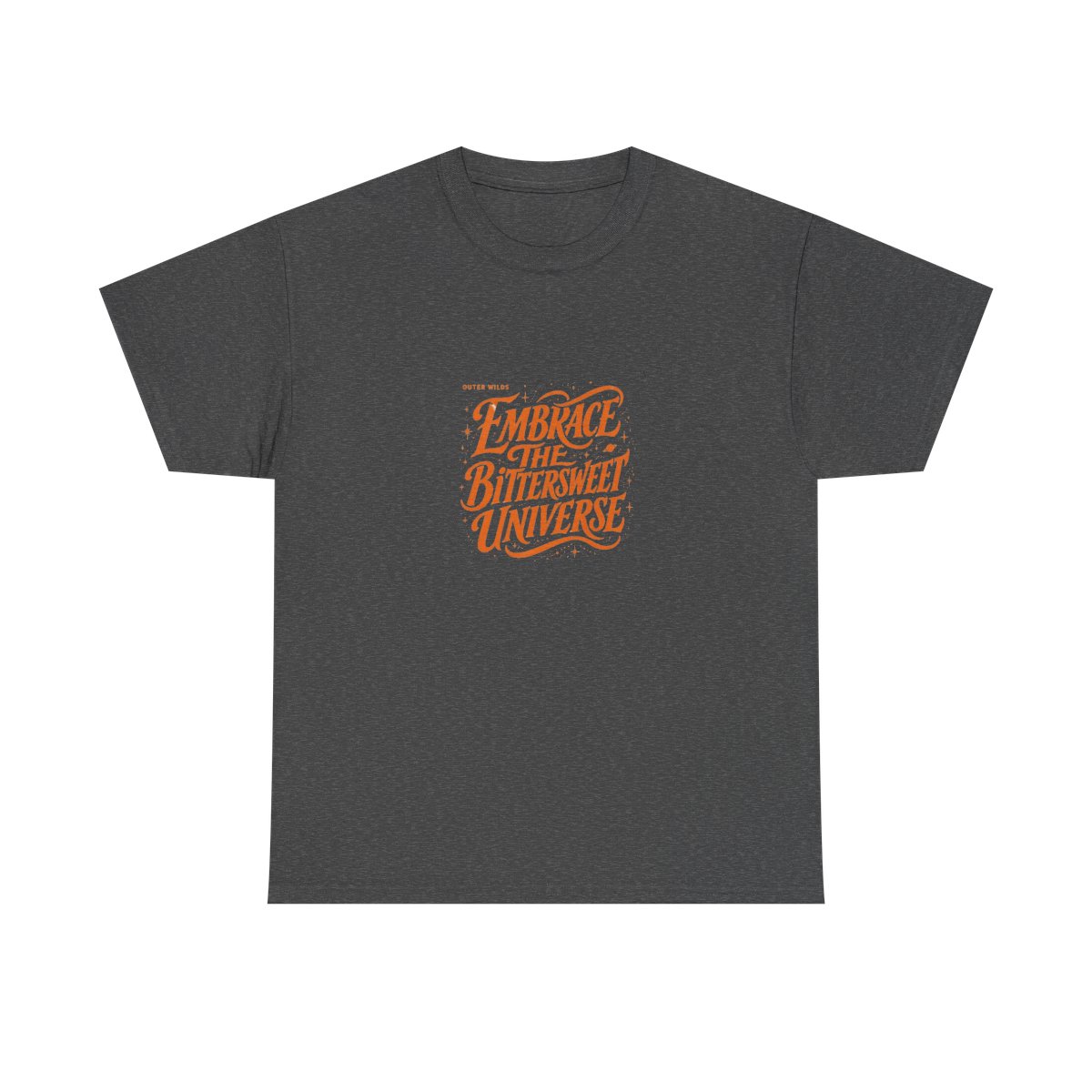 Outer Wilds "EMBRACE THE BITTERSWEET UNIVERSE" Unisex Tee - alternate angle 4, merchandise