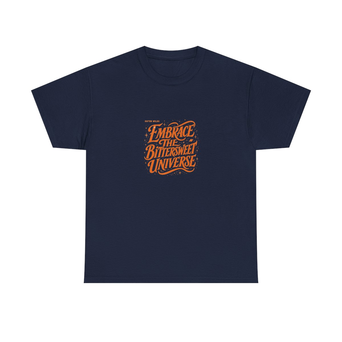 Outer Wilds "EMBRACE THE BITTERSWEET UNIVERSE" Unisex Tee - alternate angle 5, merchandise