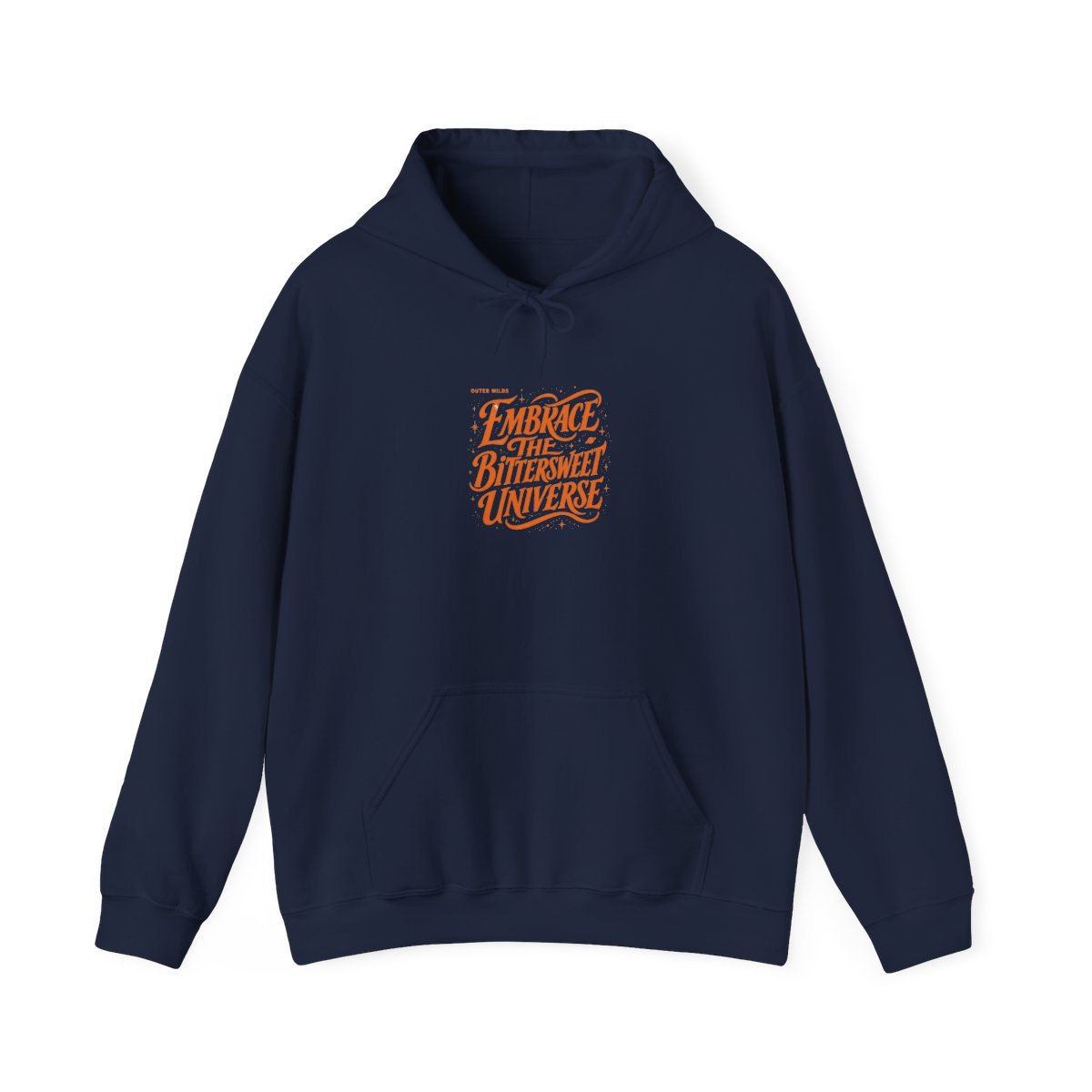 Outer Wilds "EMBRACE THE BITTERSWEET UNIVERSE" Hoodie - alternate angle 5, merchandise