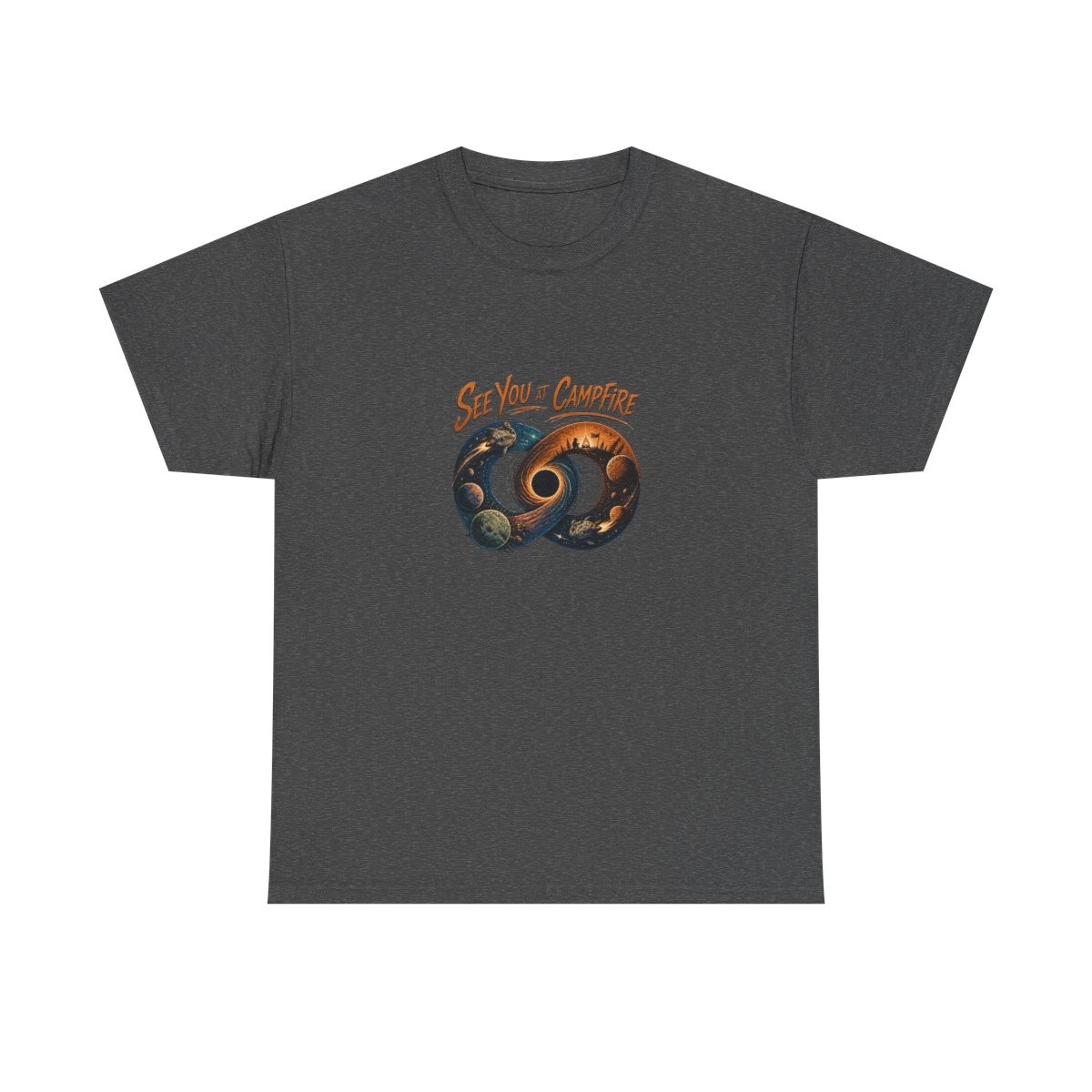 Outer Wilds "See You at Campfire" Unisex Tee - alternate angle 4, merchandise