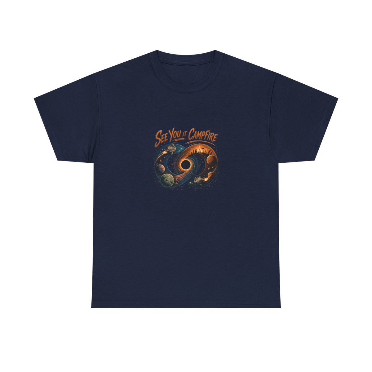 Outer Wilds "See You at Campfire" Unisex Tee - alternate angle 5, merchandise