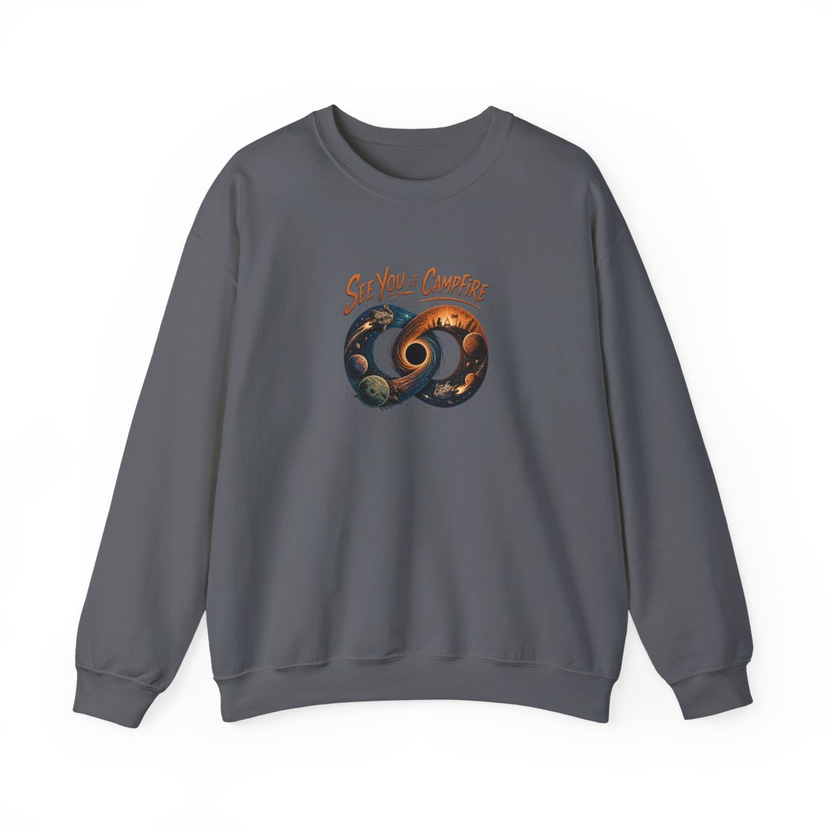 Outer Wilds "See You at Campfire" Crewneck - alternate angle 5, merchandise