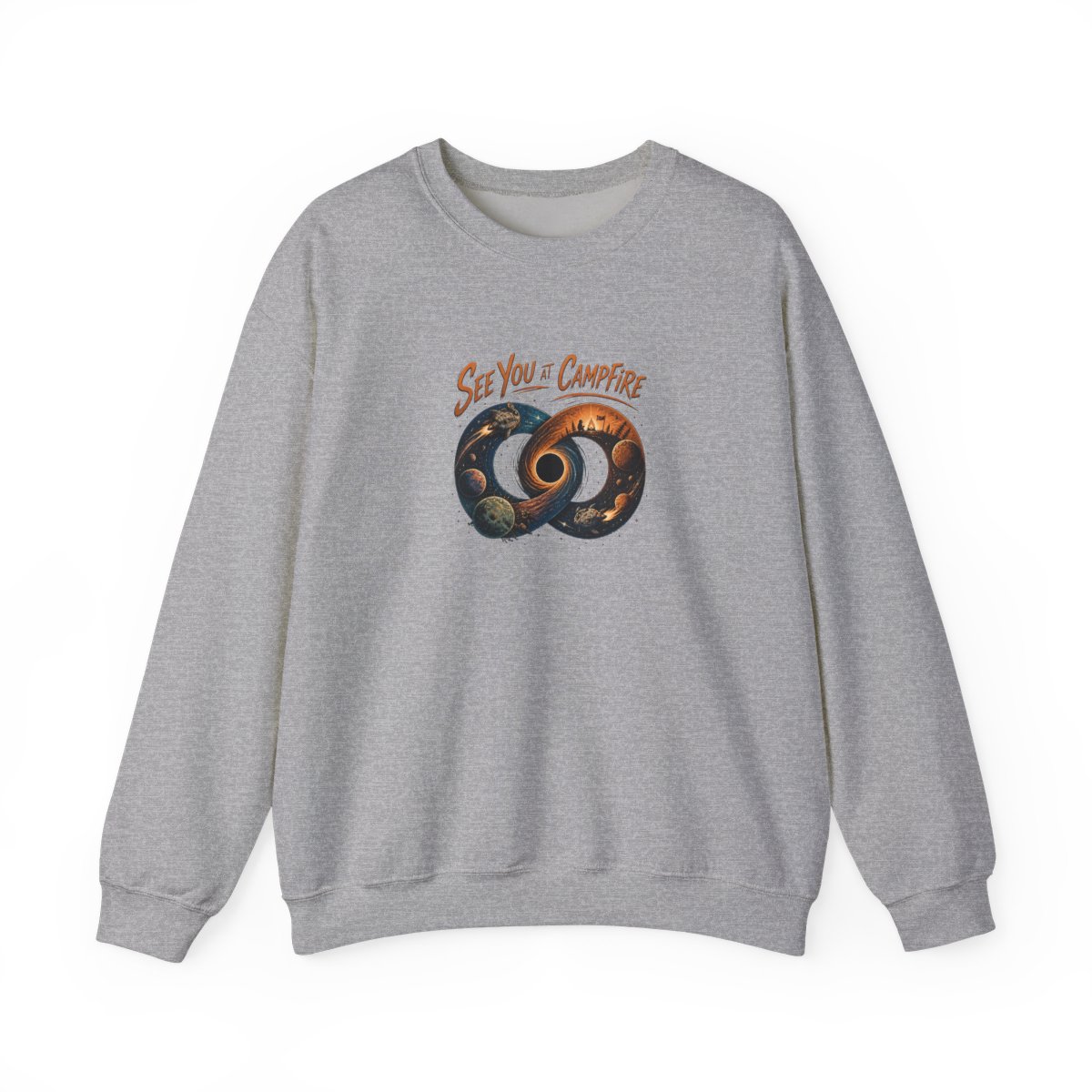 Outer Wilds "See You at Campfire" Crewneck - alternate angle 3, merchandise