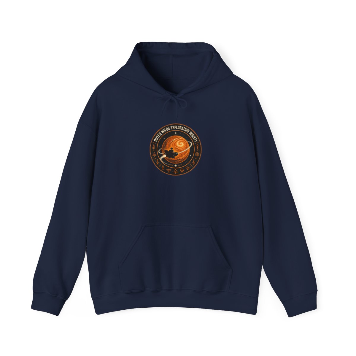Outer Wilds "Outer Wilds Exploration Society" Hoodie - alternate angle 5, merchandise