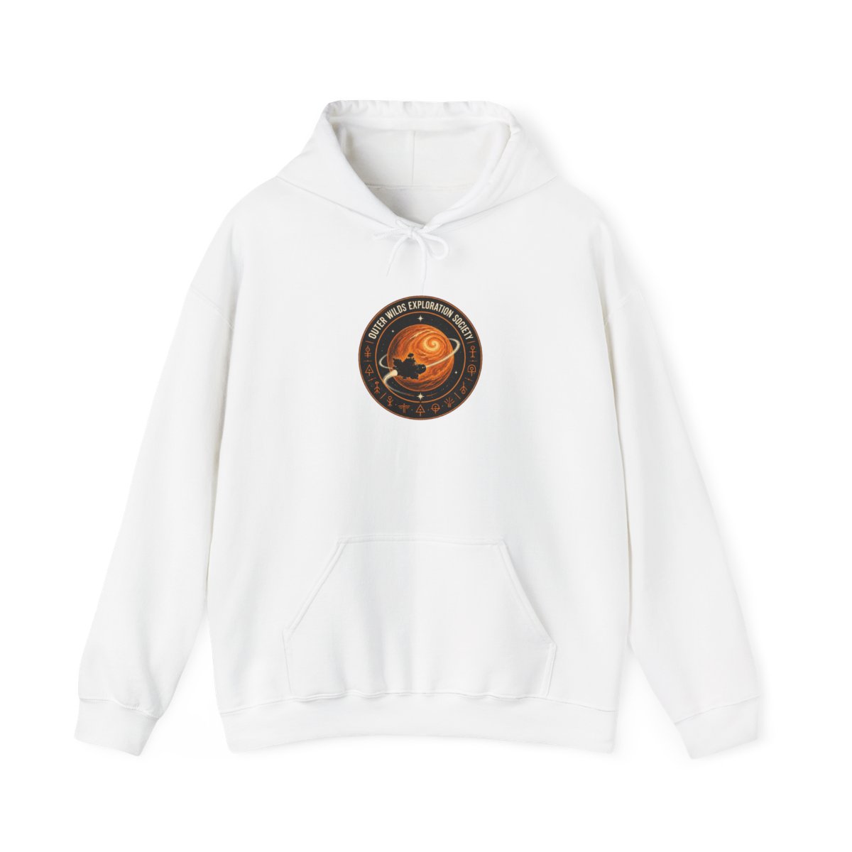 Outer Wilds "Outer Wilds Exploration Society" Hoodie - alternate angle 3, merchandise