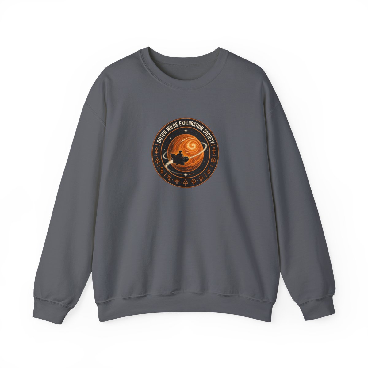 Outer Wilds "Outer Wilds Exploration Society" Crewneck - alternate angle 5, merchandise