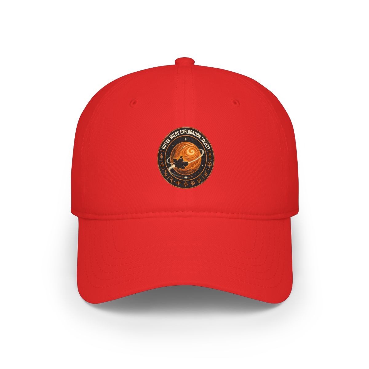 Outer Wilds "Outer Wilds Exploration Society" Hat - alternate angle 3, merchandise