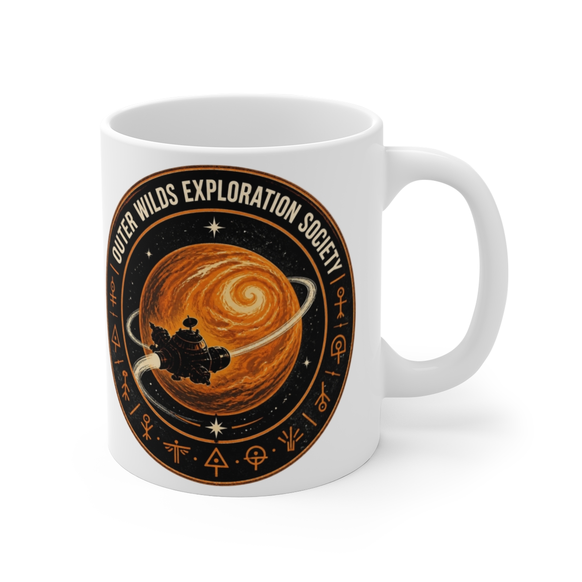 Outer Wilds "Outer Wilds Exploration Society" White Mug